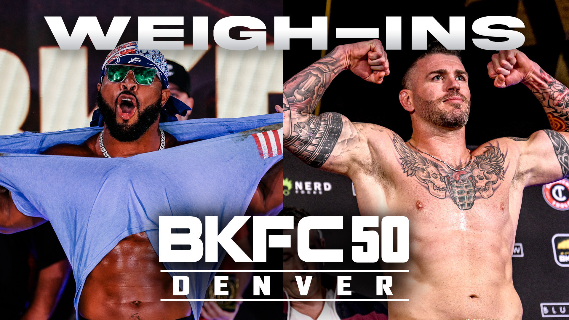 BKFC 50 DENVER WEIGH IN