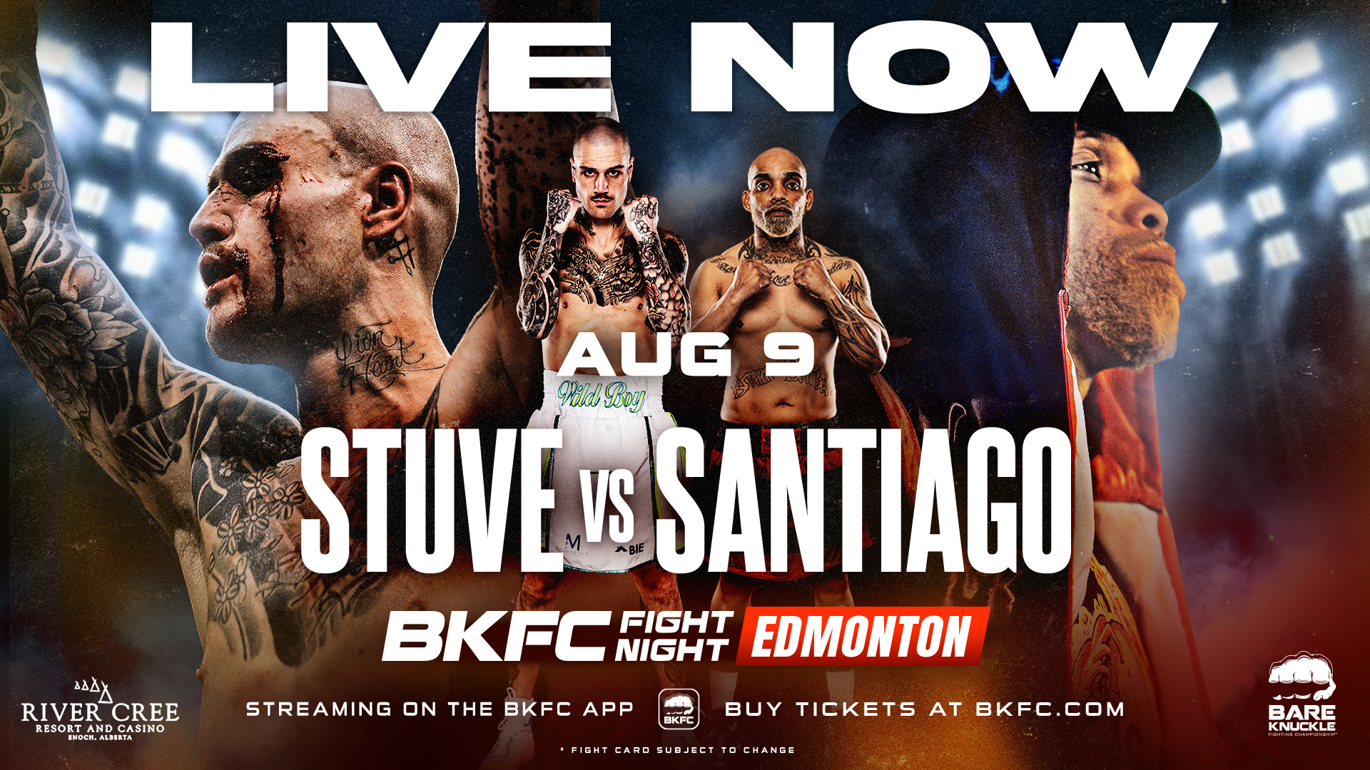 BKFC FIGHT NIGHT EDMONTON STUVE vs SANTIAGO
