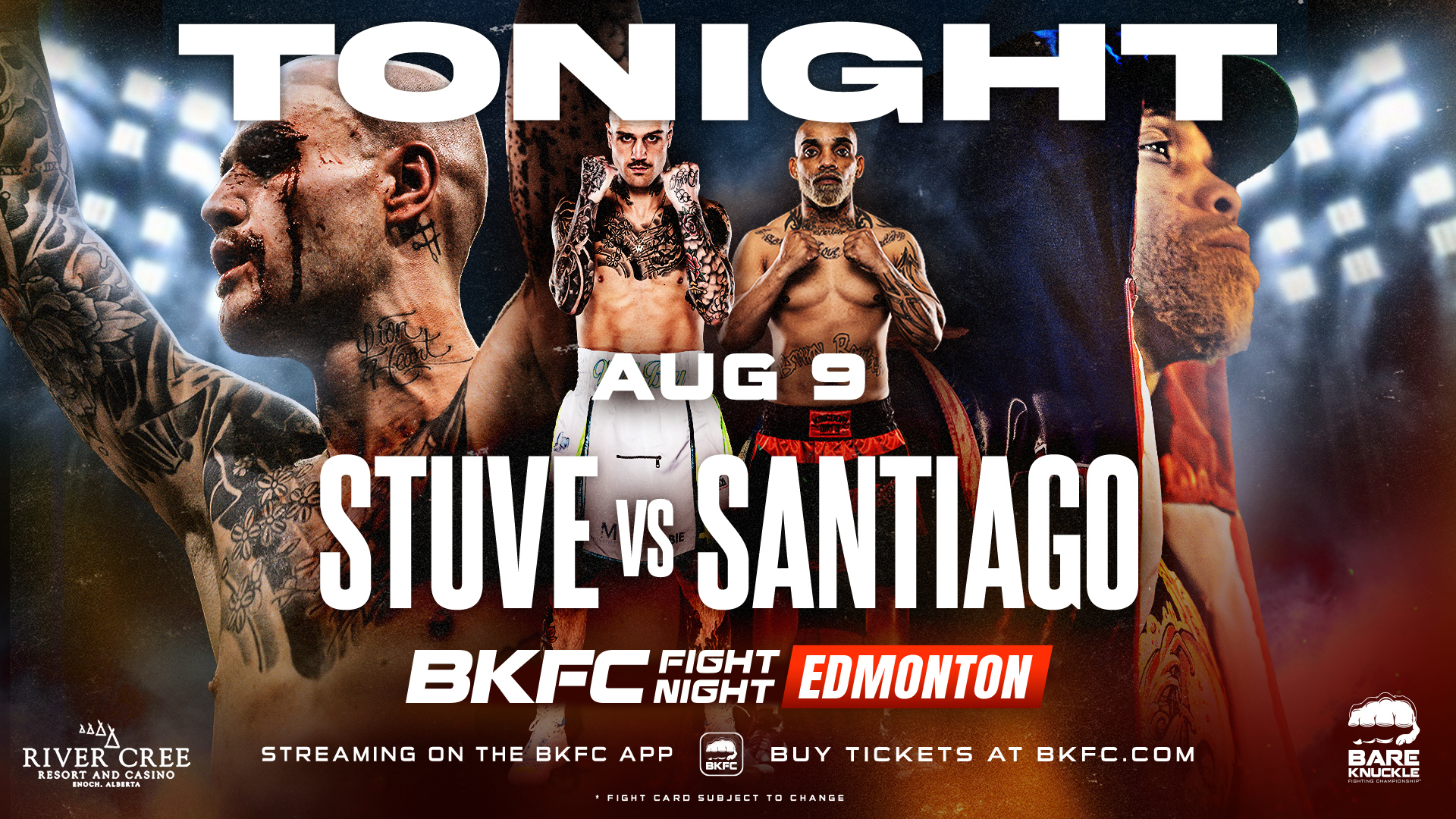 BKFC FIGHT NIGHT EDMONTON STUVE vs SANTIAGO