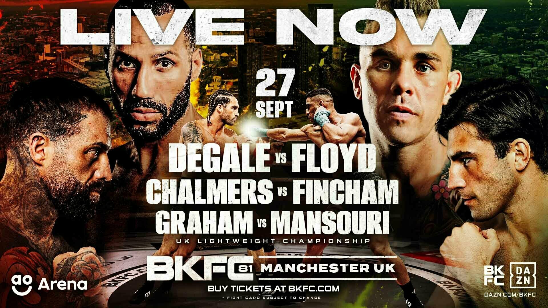 BKFC 81 MANCHESTER DEGALE vs FLOYD