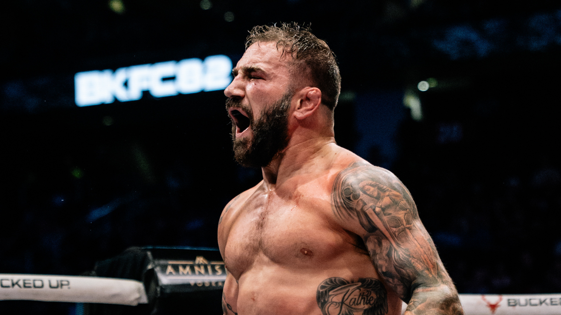 The fighting legend appeared to call it a career at BKFC 82