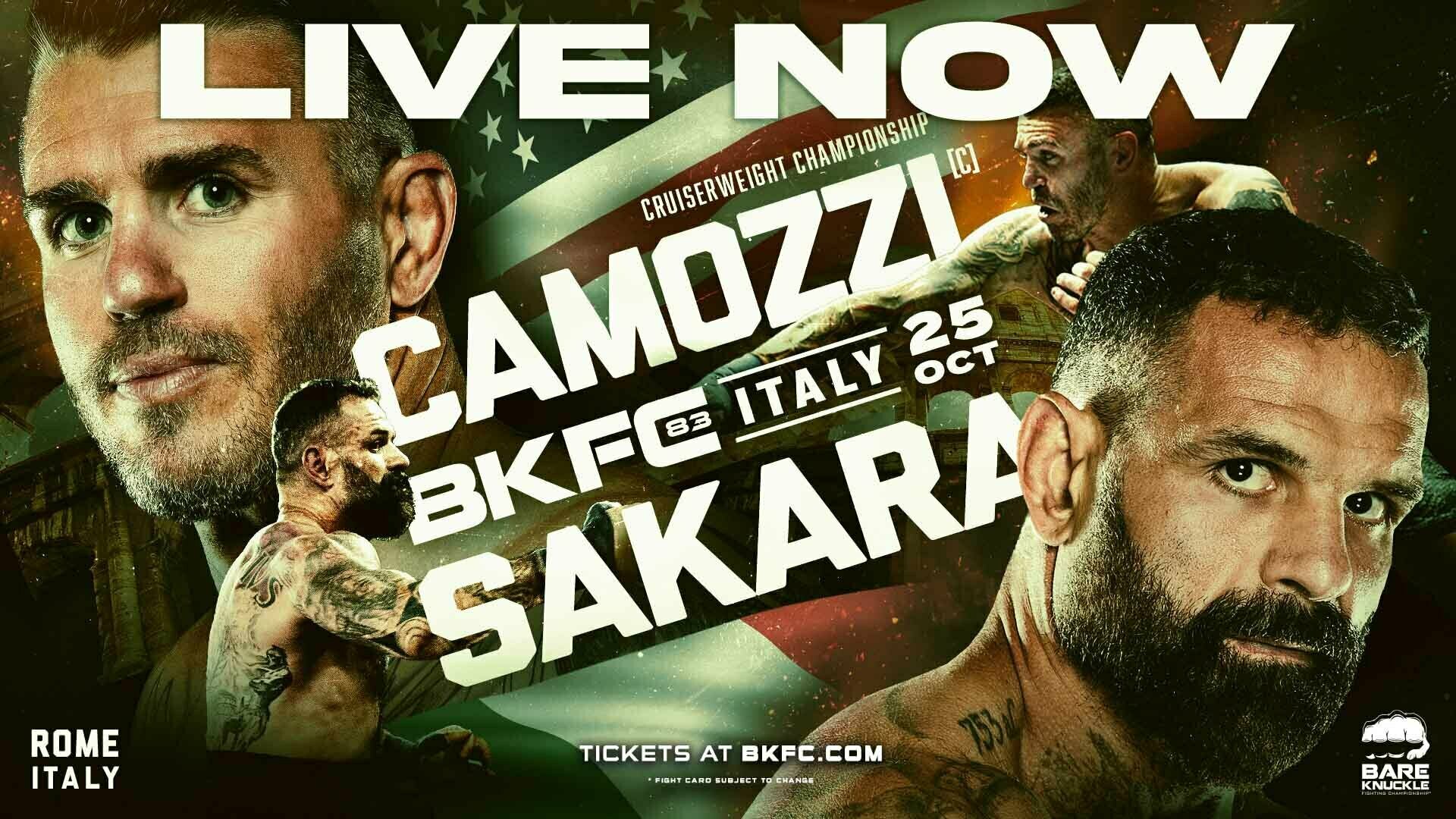 BKFC 83 ITALY CAMOZZI vs SAKARA