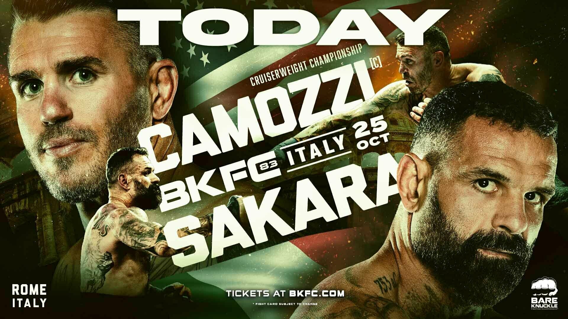 BKFC 83 ITALY CAMOZZI vs SAKARA