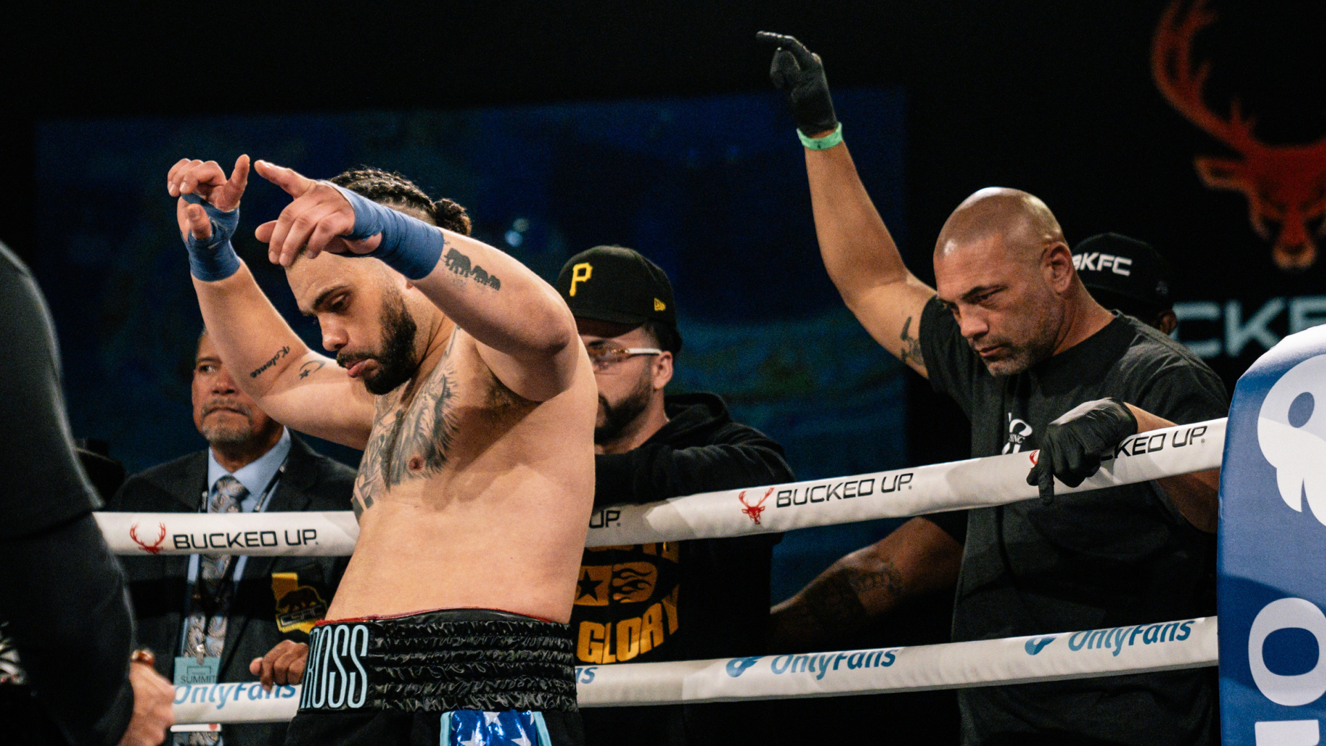 The Los Angeles fighter hopes to follow in his dad's extraordinary path in the fight game