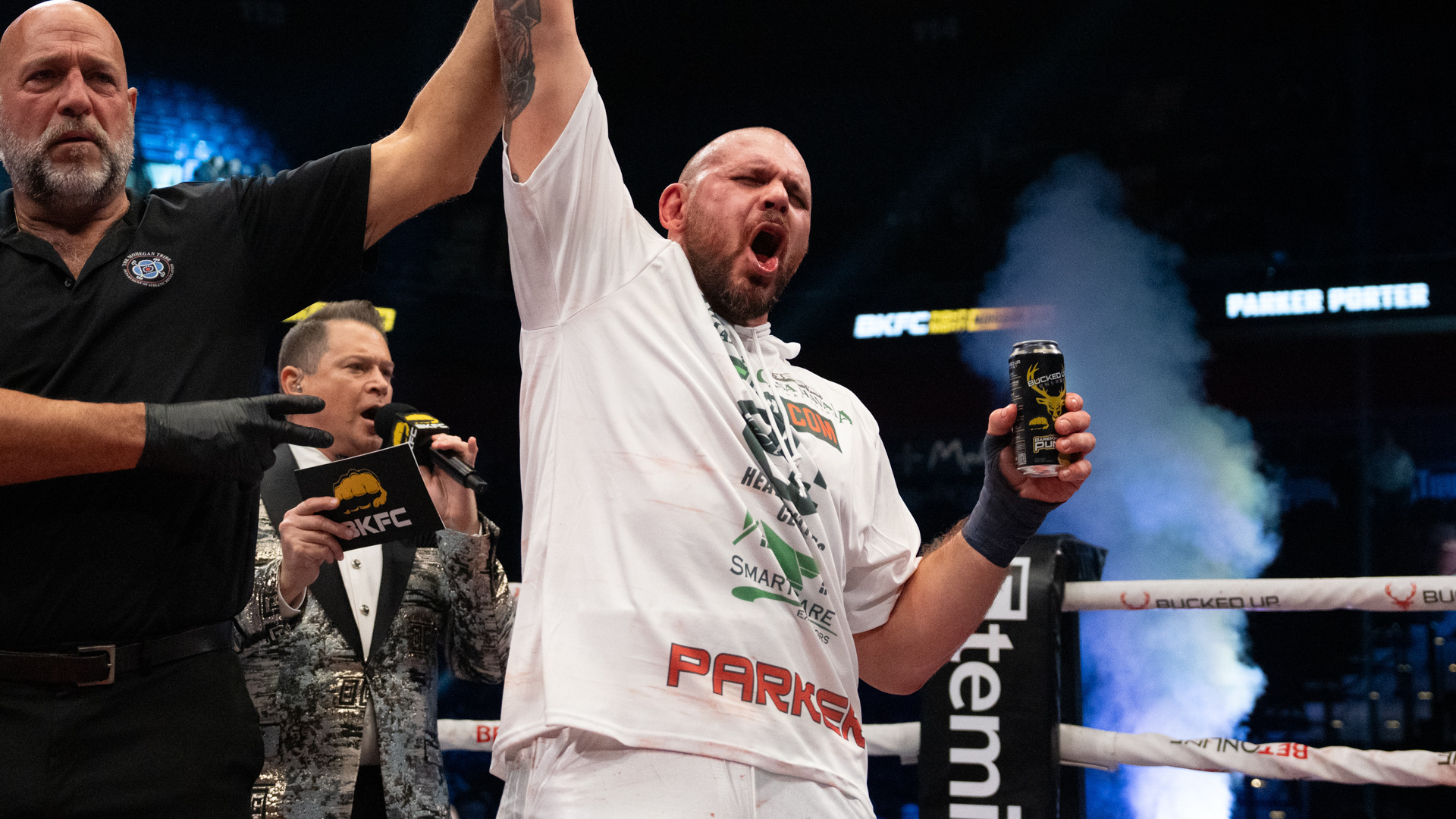 The undefeated Connecticut fighter will be watching the KnuckleMania VI headliner "very intently" 