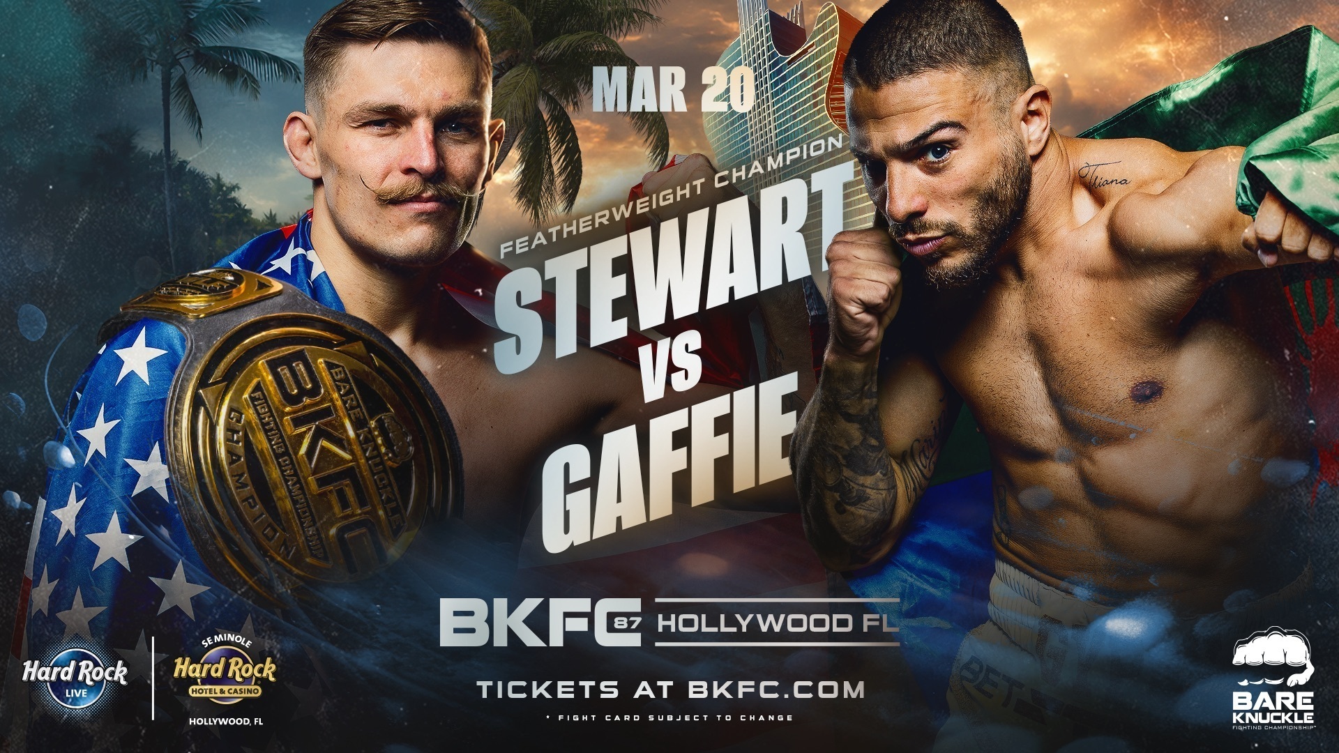BKFC 87 HOLLYWOOD