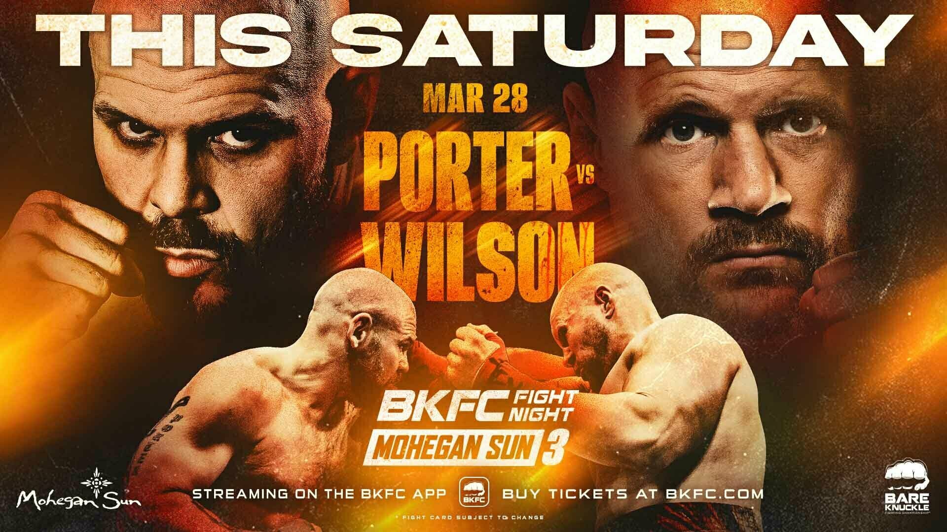 BKFC FIGHT NIGHT MOHEGAN SUN PORTER vs WATSON