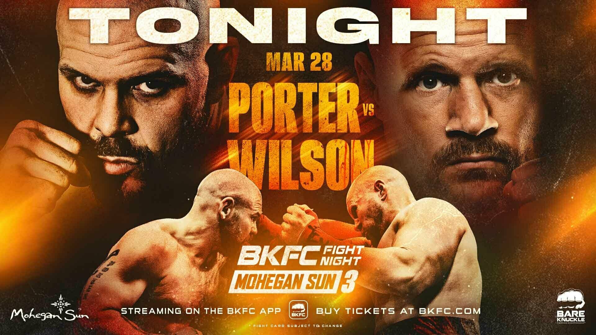 BKFC FIGHT NIGHT MOHEGAN SUN PORTER vs WATSON