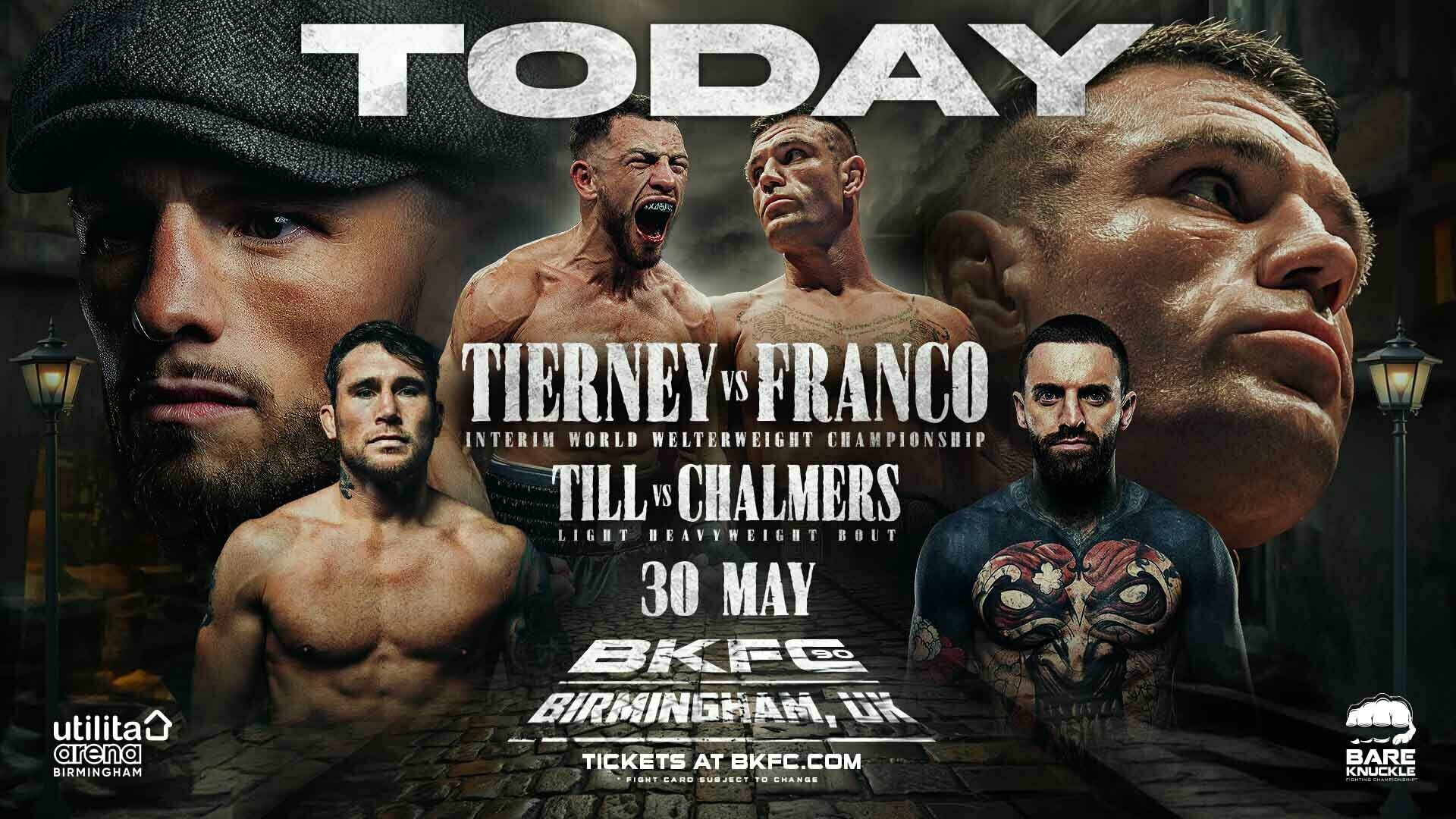 BKFC 90 BIRMINGHAM TIERNY vs FRANCO