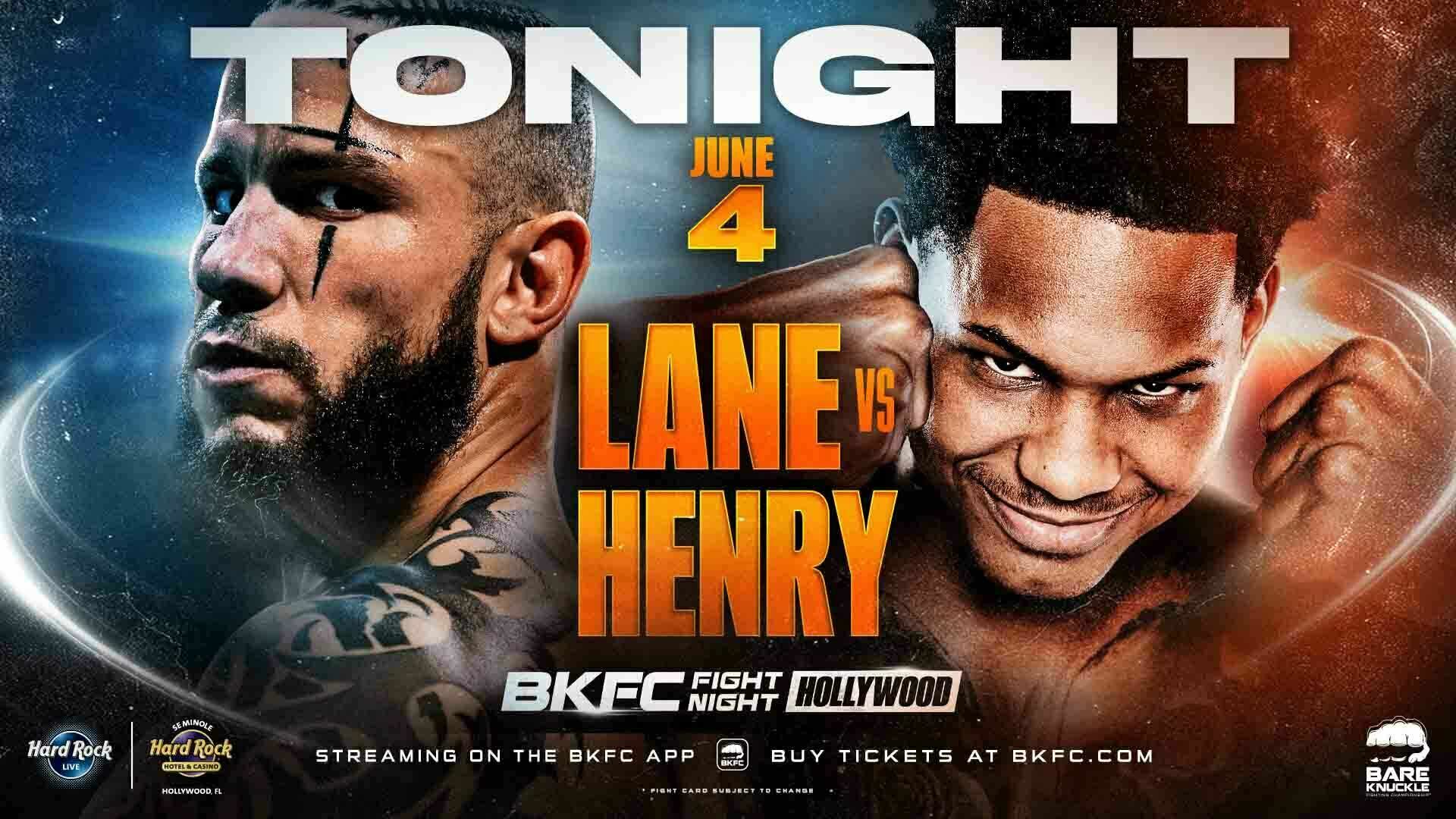 BKFC FIGHT NIGHT HOLLYWOOD LANE vs HENRY