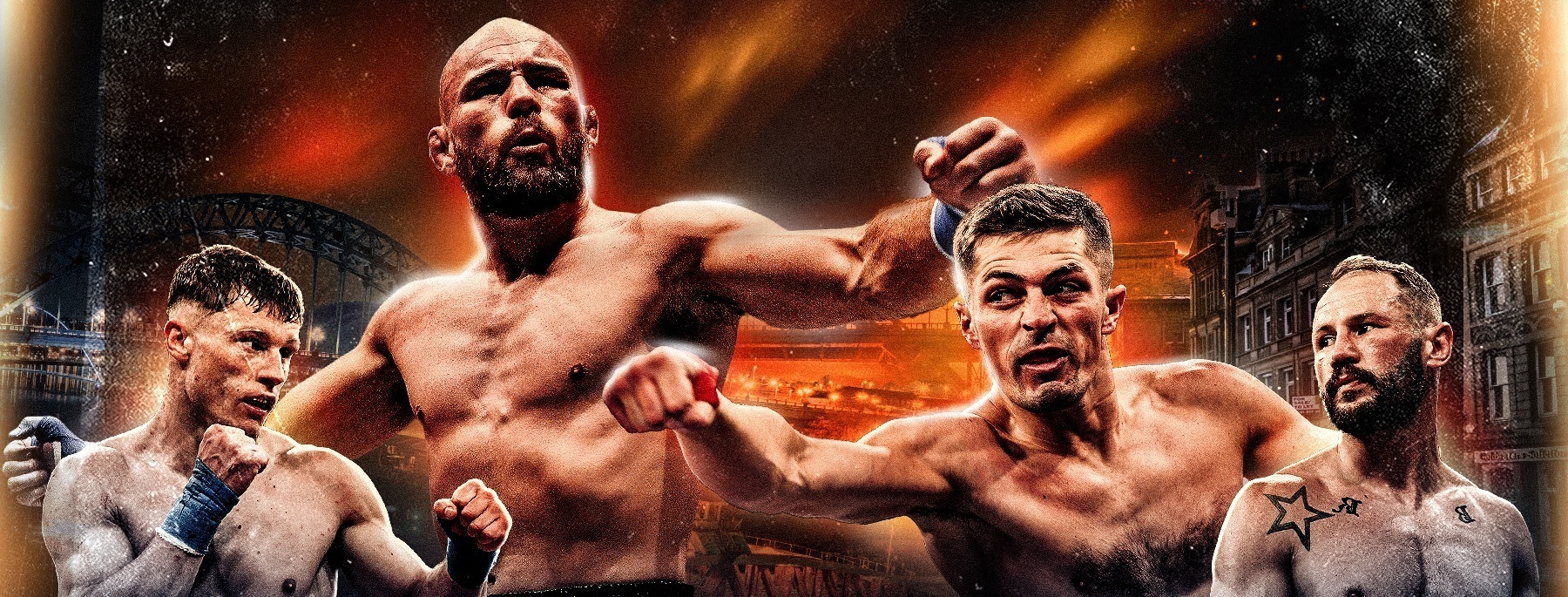 BKFC FIGHT NIGHT NEWCASTLE GARSIDE vs TAYLOR