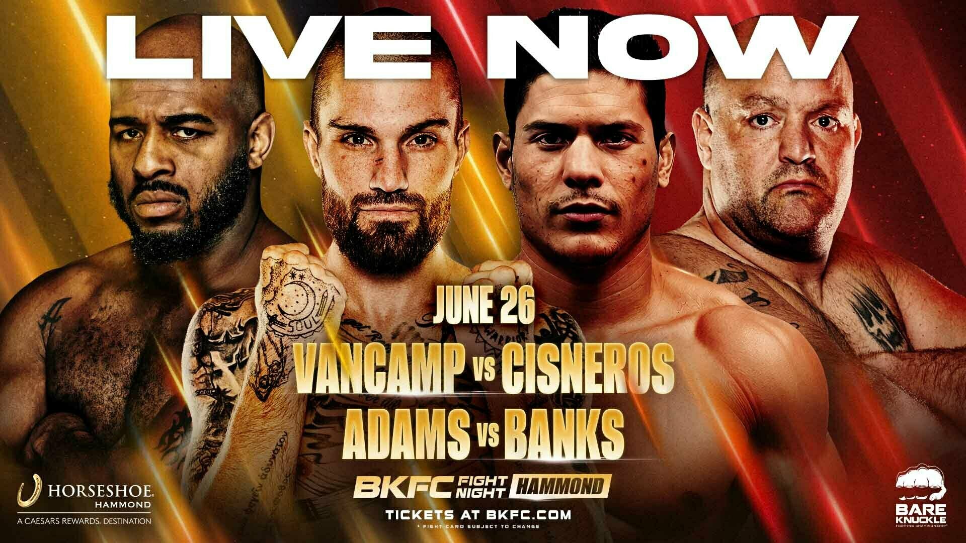 BKFC FIGHT NIGHT HAMMOND