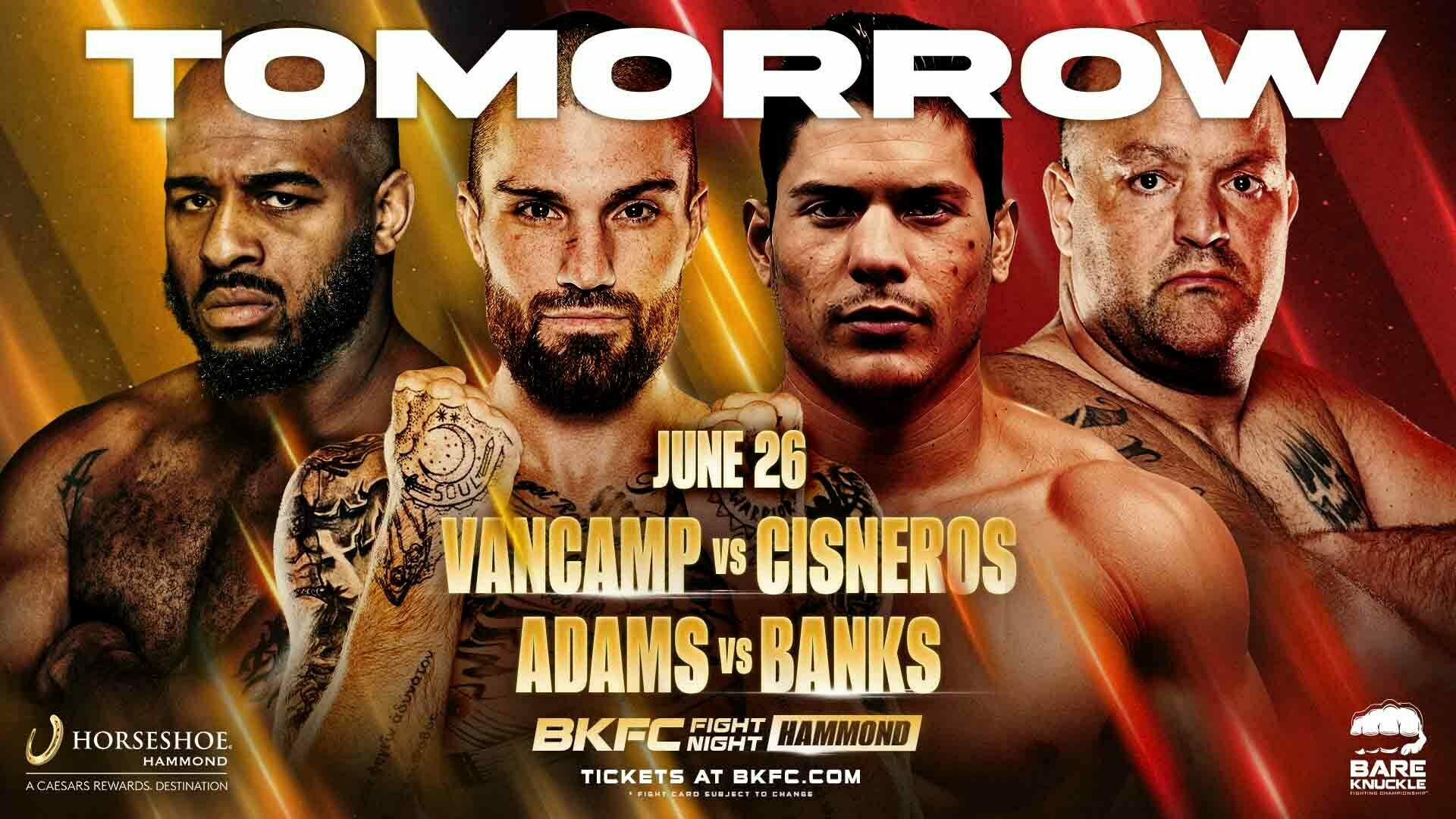 BKFC FIGHT NIGHT HAMMOND