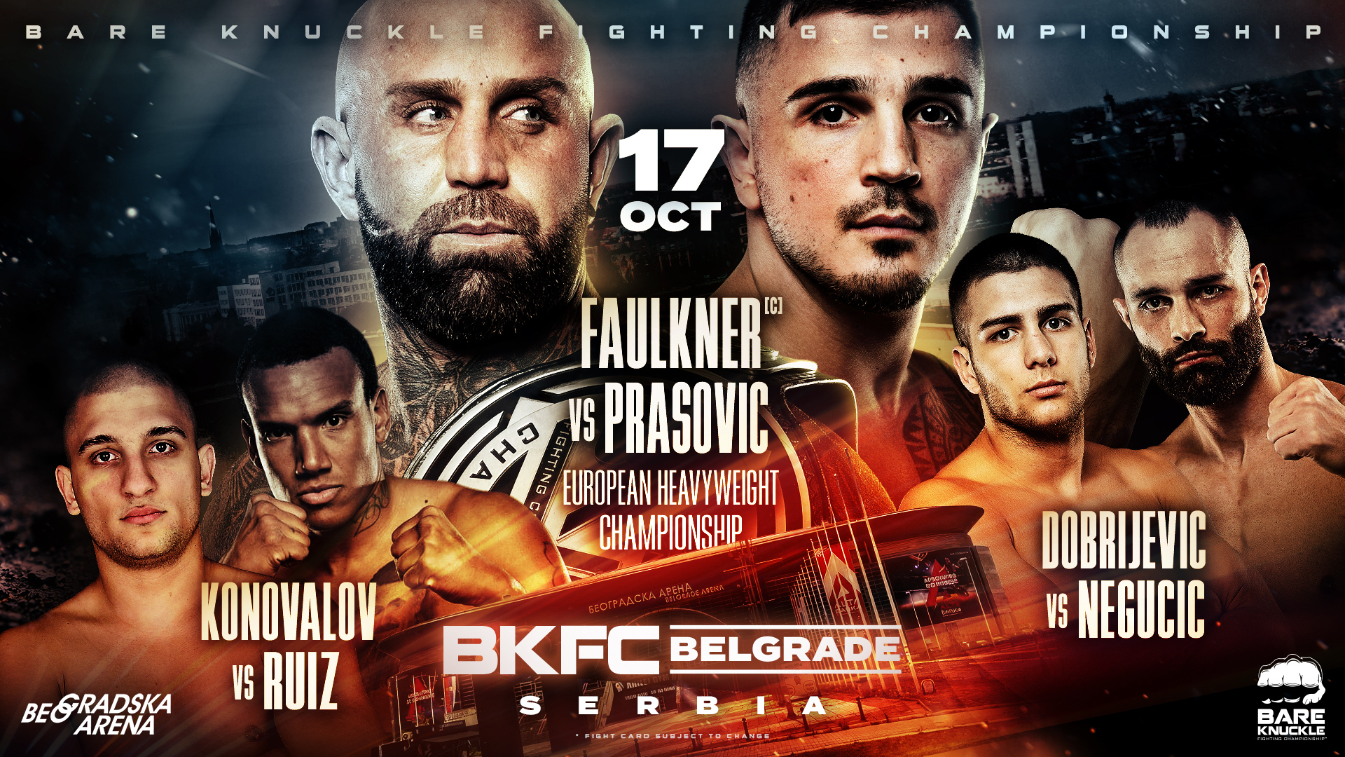 BKFC BELGRADE FAULKNER vs PRASOVIC